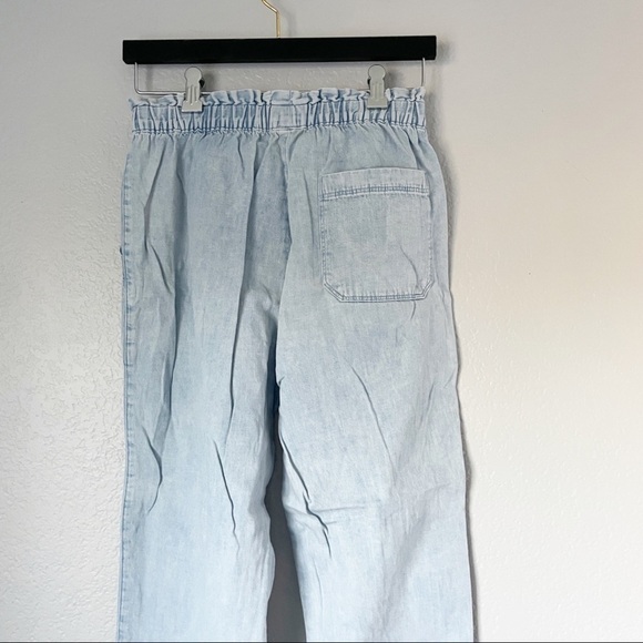 AERIE Acid Wash High Waisted Paperbag Jeans - Picture 5 of 7